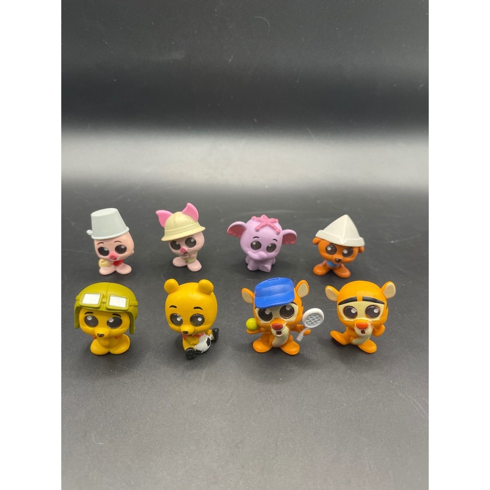 Disney Doorables Winnie the Pooh Lot of 8 Tigger Piglet Lumpy Roo Mini Figures